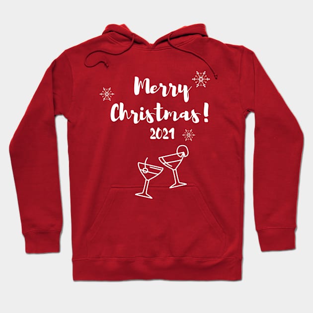 Merry Christmas 2021 Hoodie by Cuboxx